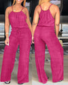 Casual Wide Leg Jumpsuit
